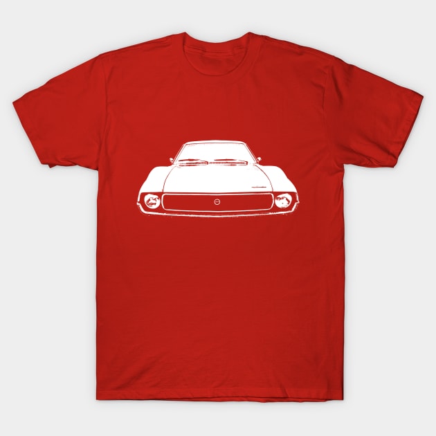 AMC Javelin 1970s American classic car monoblock white T-Shirt by soitwouldseem